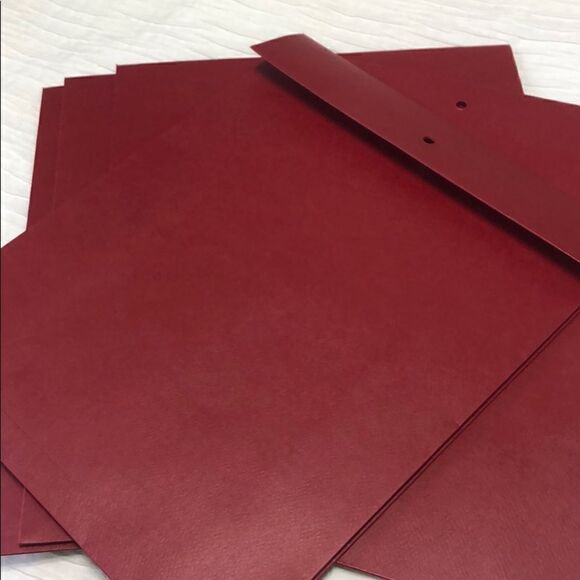 NEW Salvatore Ferragamo Red Gift Envelopes - Picture 2 of 4